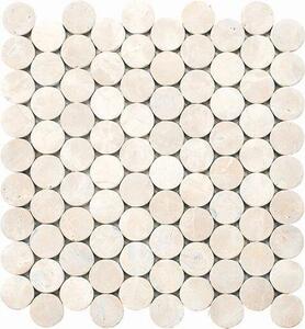 Mozaika Mosavit Circular blanco 30x30 cm mat CIRCULARBL