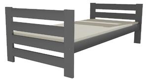 Vomaks unit, s.r.o. Jednolůžková postel VMK005E Povrchová úprava: surové dřevo, Rozměr: 80 x 200 cm