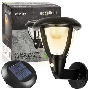 ECOLIGHT 4x LED solární nástěnné svítidlo IP44