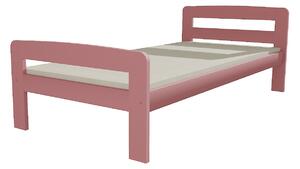 Vomaks unit, s.r.o. Jednolůžková postel VMK008C Povrchová úprava: netransparentní barva růžová, Rozměr: 100 x 200 cm