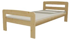 Vomaks unit, s.r.o. Jednolůžková postel VMK008C Povrchová úprava: surové dřevo, Rozměr: 90 x 200 cm