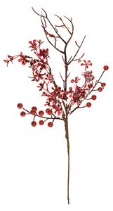 Flora Dekorační zápich jeřabiny s květy k aranžování 202773