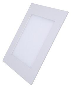 LED mini panel, podhledový, 12W, 900lm, 3000K, tenký, čtvercový, bílé