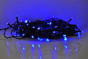 LED vánoční řetěz, 60 LED, 10m, přívod 3m, 8 funkcí, IP20, modrý