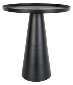 Odkládací stolek Force L 48,5x43 cm černý Leitmotiv (Barva - černá, hliník)