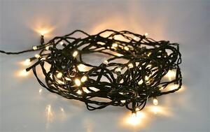 LED vánoční řetěz, 500 LED, 50m, přívod 5m, IP44, teplá bílá