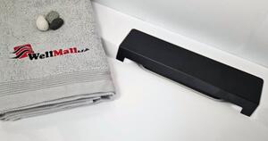 Sifon s krytkou pro sprchové vaničky HARD, černá lesk