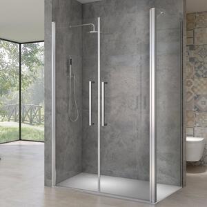 HANY COMBI 80x80 Čiré Sprchová zástěna čtvercová