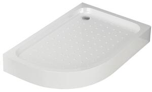 LOR 120x80 Pravá Sprchová vanička asymetrická, akrylát