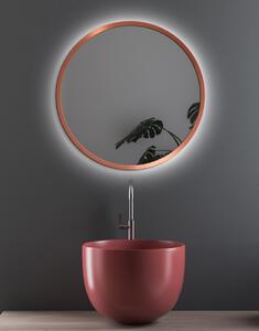 Zrcadlo SCANDINAVIA LED Copper