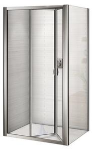 WRITE COMBI 80x80 Sprchový kout se zalamovacími dveřmi