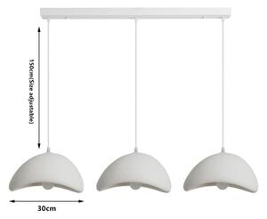 BRILAGI - Lustr na lanku WABI SABI 3xE27/60W/230V bílá