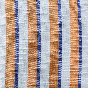 Modro-oranžový bavlněný polštář Hübsch Pavilion 50 x 50 cm