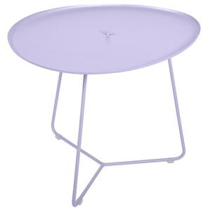 Fialový kovový konferenční stolek Fermob Cocotte 44 x 55 cm