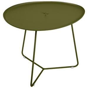 Zelený kovový konferenční stolek Fermob Cocotte 44 x 55 cm - odstín pesto