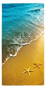 Rychleschnoucí plážová osuška SUNNY BEACH barevná 70 x 140 cm, 100% mikrovlákno