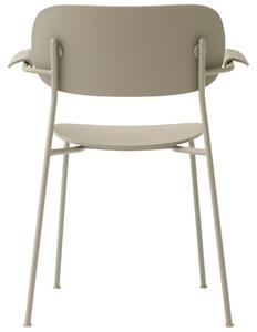 Audo CPH Béžová plastová zahradní židle AUDO CO s područkami
