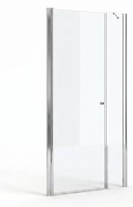 ALFA-V LINE COMBI Chrom 120x90 Čiré Sprchový kout s pevnou stěnou v rovině (90+30/90)