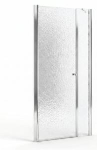 ALFA-V LINE Chrom 80 Grape Sprchové dveře jednokřídlé s pevnou stěnou v rovině (65+20)
