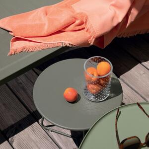 Oranžový kovový odkládací stolek Fermob Cocotte 34 cm