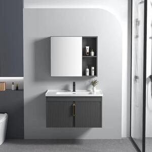 Sada koupelnového nábytku s umyvadlem Astor 60cm Grey