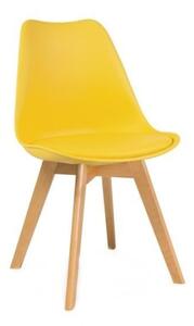 Jídelní židle PORTO - žlutá