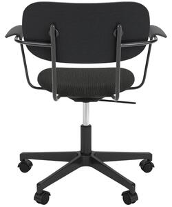 Audo CPH Černo-šedá čalouněná kancelářská židle AUDO CO s područkami
