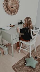 Dětský psací stůl se šuplíky BABUSHKA olivový