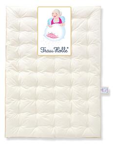 Dětská péřová přikrývka Frau Holle z prachového husího peří Rozměr: Baby Down: 80x80 cm (150 g)