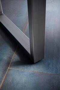 MCA Germany Jídelní stůl Calabria podnož U ocel Rozměr: doska akácie ořech 3,5 cm 180 x 100