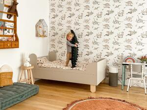 Dětská jednolůžková postel se dvěma čely BASIC - Kašmírová, 80x160 cm