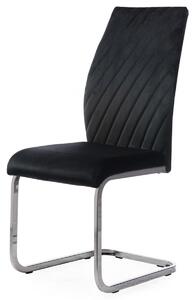 Jídelní židle potah černá sametová látka DCL-442 BK4