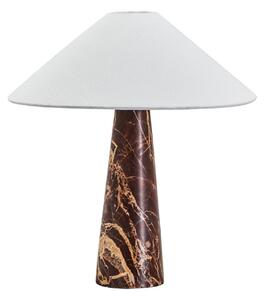 Stolní lampa House Doctor, Soffi, Hnědá / Rezavá, Obývací pokoj, Mramor, Design