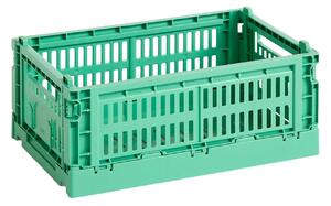 HAY Úložný box Colour Crate, Small, Dark Mint