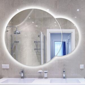 Gaudia Zrcadlo Dopix LED Rozměr: ø50+ø30 cm