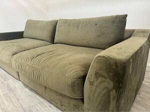 Pohovka FUEGO Big sofa v zelené sametové látce