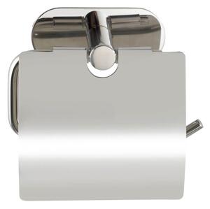 WENKO Držák WC papíru BEZ VRTÁNÍ TurboLoc OREA SHINE kovově lesklý 13x14x7 cm