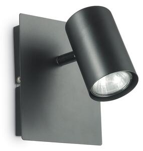Bodové stropní a nástěnné svítidlo Ideal Lux Spot AP1 nero 115481 1x50W černé