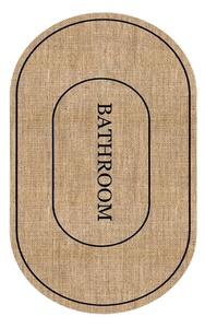 Hnědá koupelnová předložka 60x90 cm Jute Look – Mila Home