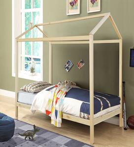 Montessori postel, borovicové dřevo, přírodní, ATIMAD