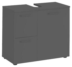 SKŘÍŇKA POD UMYVADLO, černá, černá, 70/60/35 cm MID.YOU - Koupelnové série, Online Only