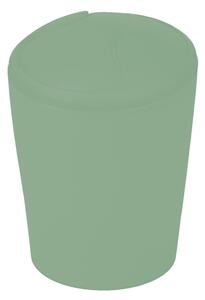 Spirella výklopný odpadkový koš MOVE, bazalkově zelená, plast, 2 L