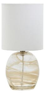 Stolní lampa House Doctor, Hite, Béžová, Obývací pokoj, Sklo, Design