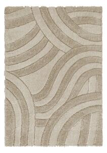 Béžový ručně tkaný koberec z recyklovaných vláken 120x170 cm Velvet – Flair Rugs