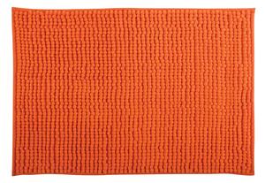 MSV koupelnová předložka CHENILLE, oranžová, mikrovlákno, protiskluzová, 60 x 90 cm