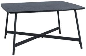 KONFERENČNÍ STOLEK, černá, kov, kompozitní dřevo, 80/42/80 cm MID.YOU - Konferenční stolky, Online Only