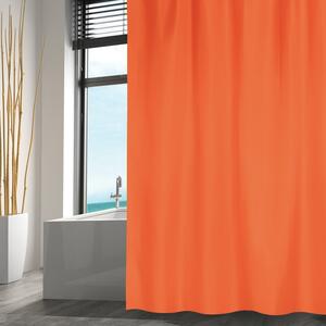 MSV sprchový závěs, oranžový, 180 x 200 cm, polyester