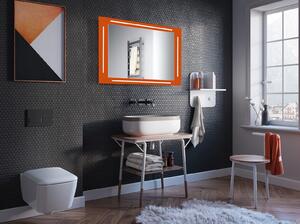 Gaudia Zrcadlo Zenat LED Orange Rozměr: 40 x 40 cm