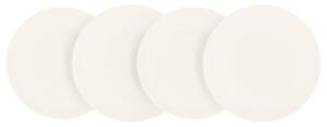Silvercrest® Sada jídelních / polévkových talířů, 4dílná (polévkový talíř, bílý) (100407592004)