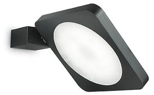 LED Nástěnné svítidlo Ideal Lux Flap AP1 Square nero 155425 černé čtvercové